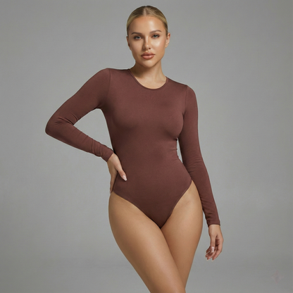 SculptEase Long Sleeve Shaper Bodysuit